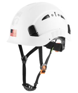green devil safety helmet hard hat adjustable lightweight vented abs work helmet for men and women 6-point suspension ansi z89.1 approved ideal for industrial & construction