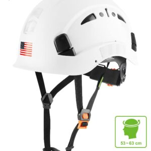 GREEN DEVIL Safety Helmet Hard Hat Adjustable Lightweight Vented ABS Work Helmet for Men and Women 6-Point Suspension ANSI Z89.1 Approved Ideal for Industrial & Construction