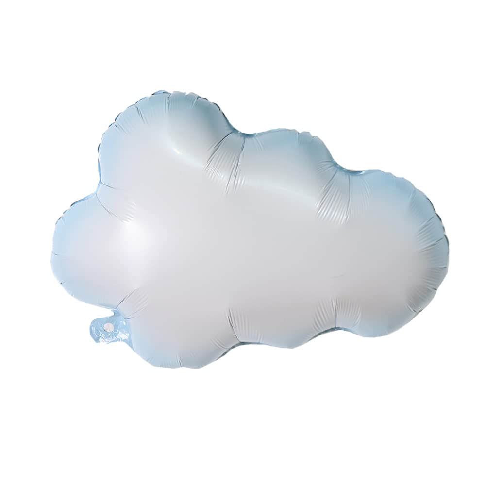 12 Pieces White Cloud Foil Balloons For Baby Shower Boys Girls Birthday Wedding Themed Decoration Party Supplies