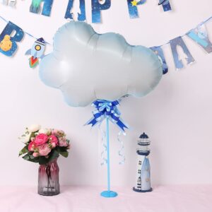 12 Pieces White Cloud Foil Balloons For Baby Shower Boys Girls Birthday Wedding Themed Decoration Party Supplies