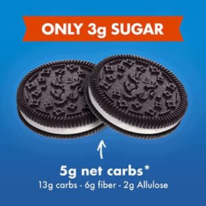 Rip Van LEOs - Cookies and Cream Sandwich Cookies - Low Sugar & Low Carb Snack - Diabetic & Vegan Snacks - 32 Cookies (2 x 6.77oz packs)