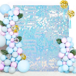 shimmer wall backdrop iridescent panels sequin wall panels glitter 24 panels square shimmer backdrop decorations for birthday anniversary engagement wall
