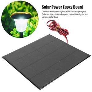 Solar Cell Panel, Polysilicon DC 6V 4.5W Solar Battery Panel Module for Landscape Light for Phone Charger for Solar Toy