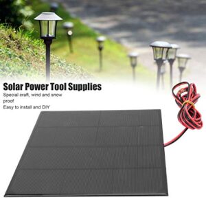 Solar Cell Panel, Polysilicon DC 6V 4.5W Solar Battery Panel Module for Landscape Light for Phone Charger for Solar Toy