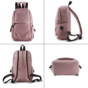 Seoky Rop Mini Backpack Purse for Women Nylon Lightweight Small Casual Backpack for Travel Hiking Cycling Pink