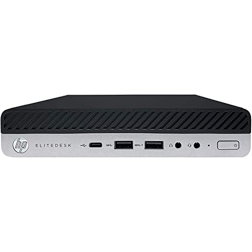 HP EliteDesk 800 G4 Mini Intel Core i7-8700T 2.4 GHz, 16GB RAM, 500GB M.2-NVMe, Windows 11 Pro 64bit (Renewed)