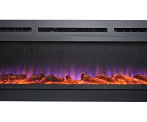 Touchstone Sideline® Anti-Glare Screen-Front 60" 80047 Electric Fireplace