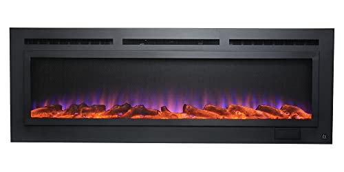 Touchstone Sideline® Anti-Glare Screen-Front 60" 80047 Electric Fireplace