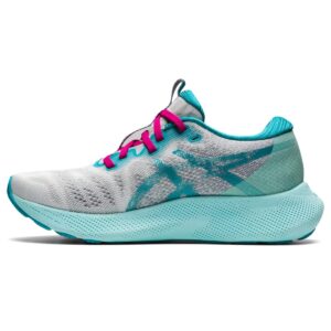 asics women's gel-nimbus lite 2 running shoe, 10, polar shade/lagoon