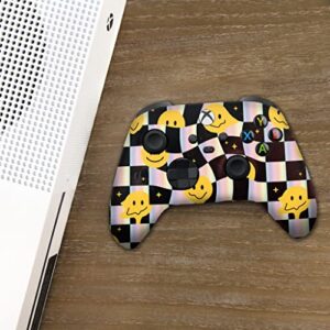 Crazy Melt Smile Faces Customised Wireless Controller for Xbox by BCB. Original Xbox Controller Compatible with Xbox One / Series X & S Console. Customized with Water Transfer Printing (Not a Skin)