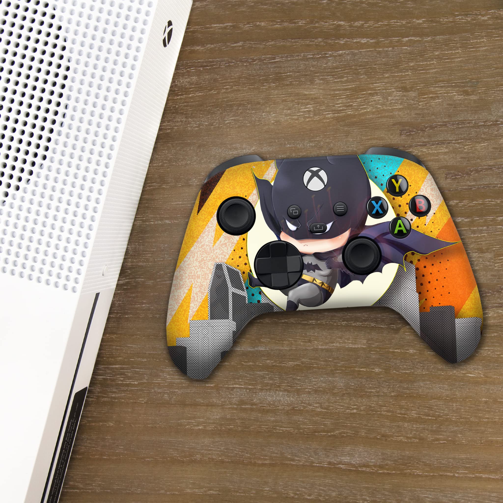 Baby batmen Vengeance Customised Wireless Controller for Xbox by BCB. Original Xbox Controller Compatible with Xbox One/Series X & S Console. Customized with Water Transfer Printing (Not a Skin)