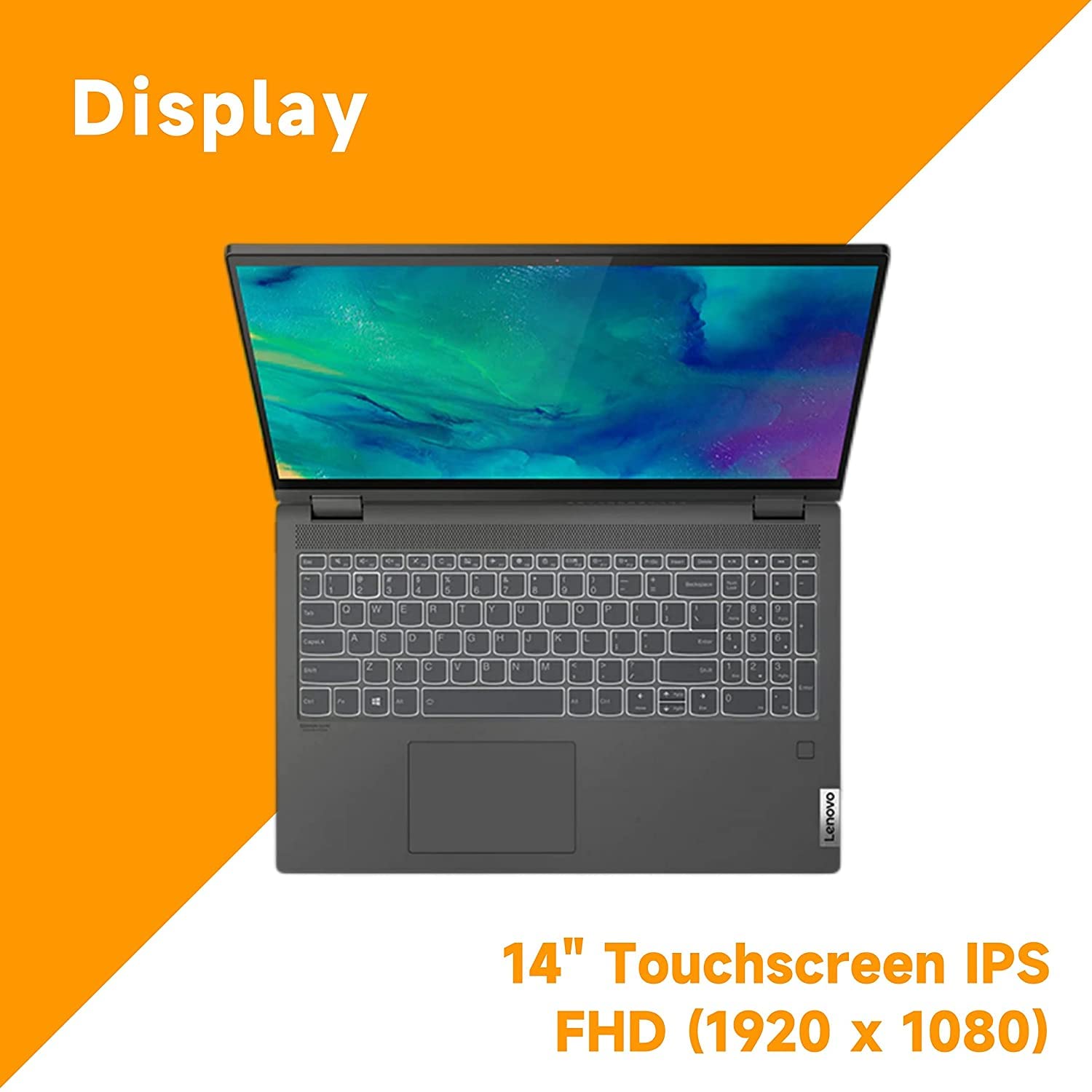 Lenovo IdeaPad Flex 5 2-in-1 Touchscreen Laptop, Intel i5-1135G7, 14" IPS FHD Display, Dolby Audio, Fingerprint, Backlit KB, WiFi 6, Iris Xe Graphics, Win 11, Webcam, USB-C (16GB RAM | 1TB PCIe SSD)