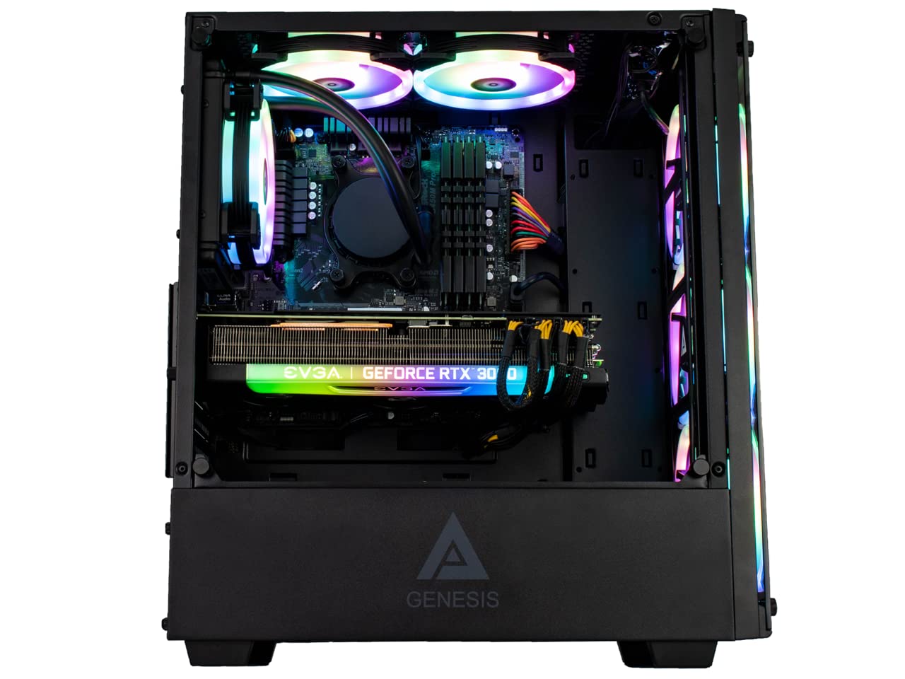 Cobratype Canebrake Gaming Desktop PC – Ryzen 5600X, RTX 3050, 32GB DDR4, 2TB NVMe, AIO Liquid Cooler