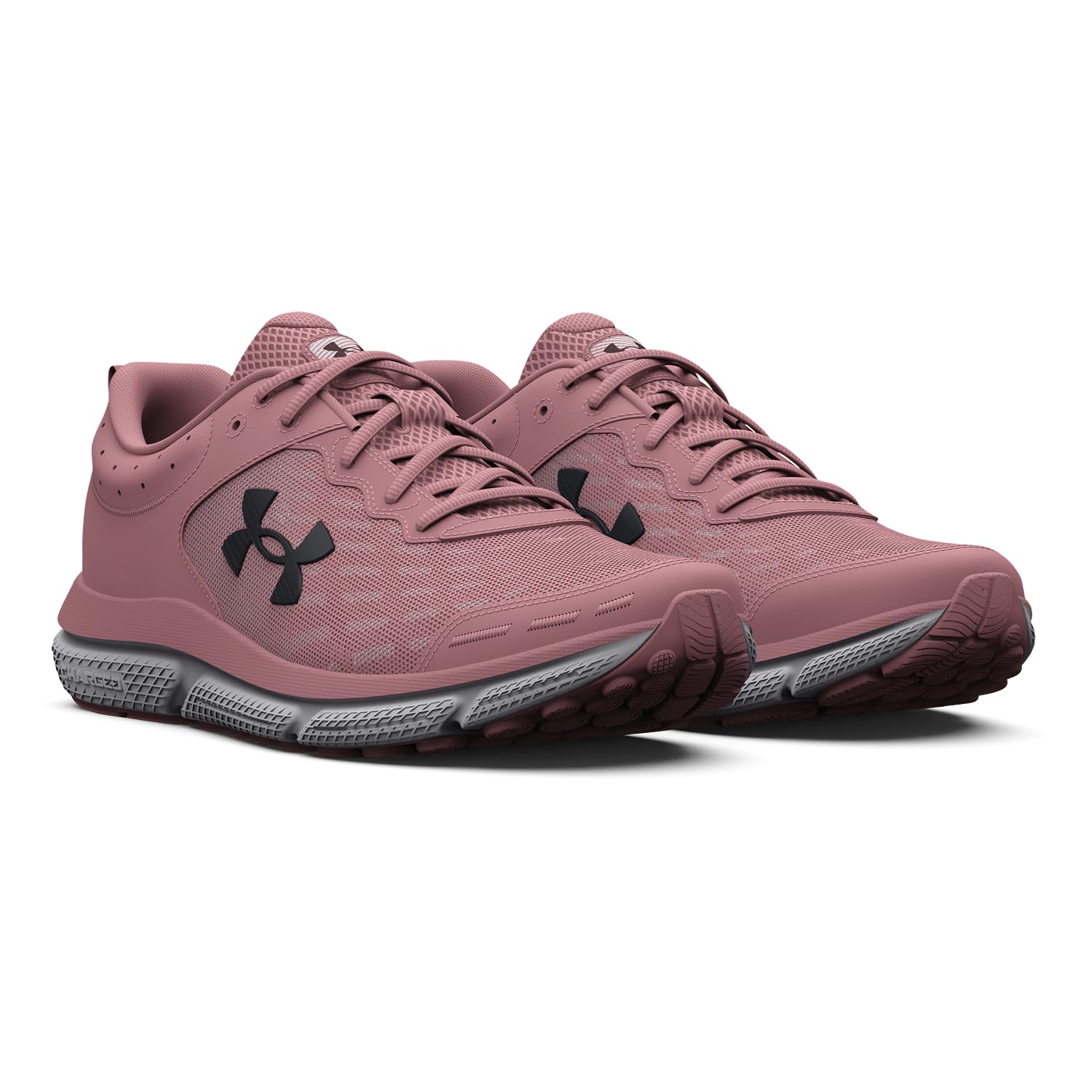 Under Armour Women's Charged Assert 10 D, (600) Pink Elixir/Pink Elixir/Black, 8, US