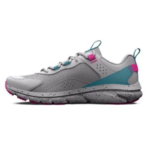 Under Armour Women's Charged Verssert Speckle, (106) Halo Gray/Still Water/Black, 8.5, US