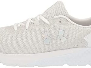 Under Armour Women's Charged Rogue 3 Knit, (102) White/Gray Mist/Iridescent, 8.5, US