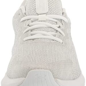 Under Armour Women's Charged Rogue 3 Knit, (102) White/Gray Mist/Iridescent, 8.5, US