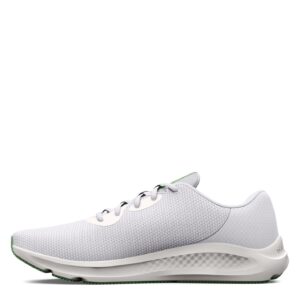 under armour women's charged pursuit 3 twist, (100) white/white/aqua foam, 7.5, us