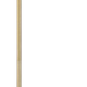 Possini Euro Design Keegan Traditional Swing Arm Pharmacy Floor Lamp 54 1/4" Tall Warm Gold Adjustable Metal Shade Decor for Living Room Reading House Bedroom Home Office House