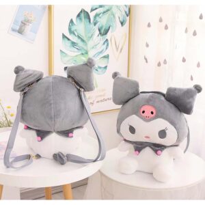 Huositi Anime Plush Backpack Cartoon Character Cosplay Shoulder Bag Toy Bag Character Cute Soft Filling Bag