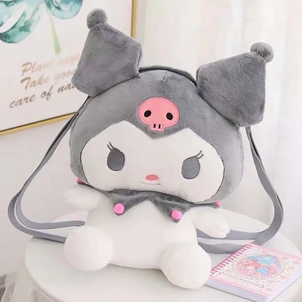 Huositi Anime Plush Backpack Cartoon Character Cosplay Shoulder Bag Toy Bag Character Cute Soft Filling Bag