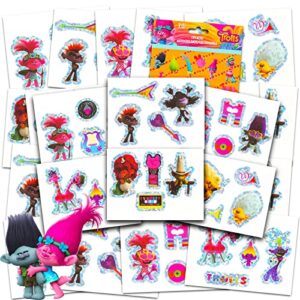 dreamworks studios trolls world tour temporary tattoo set for kids - trolls party favors bundle with 192 temporary tattoos for goodie bags and