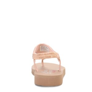 Skechers Women's Meditation-Sweet Rock Flip-Flop, Rose Gold, 8