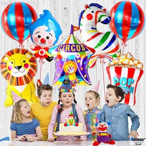 KatchOn Circus Balloons for Carnival Theme Party Decorations, 7 Count, Perfect for Birthday Parties