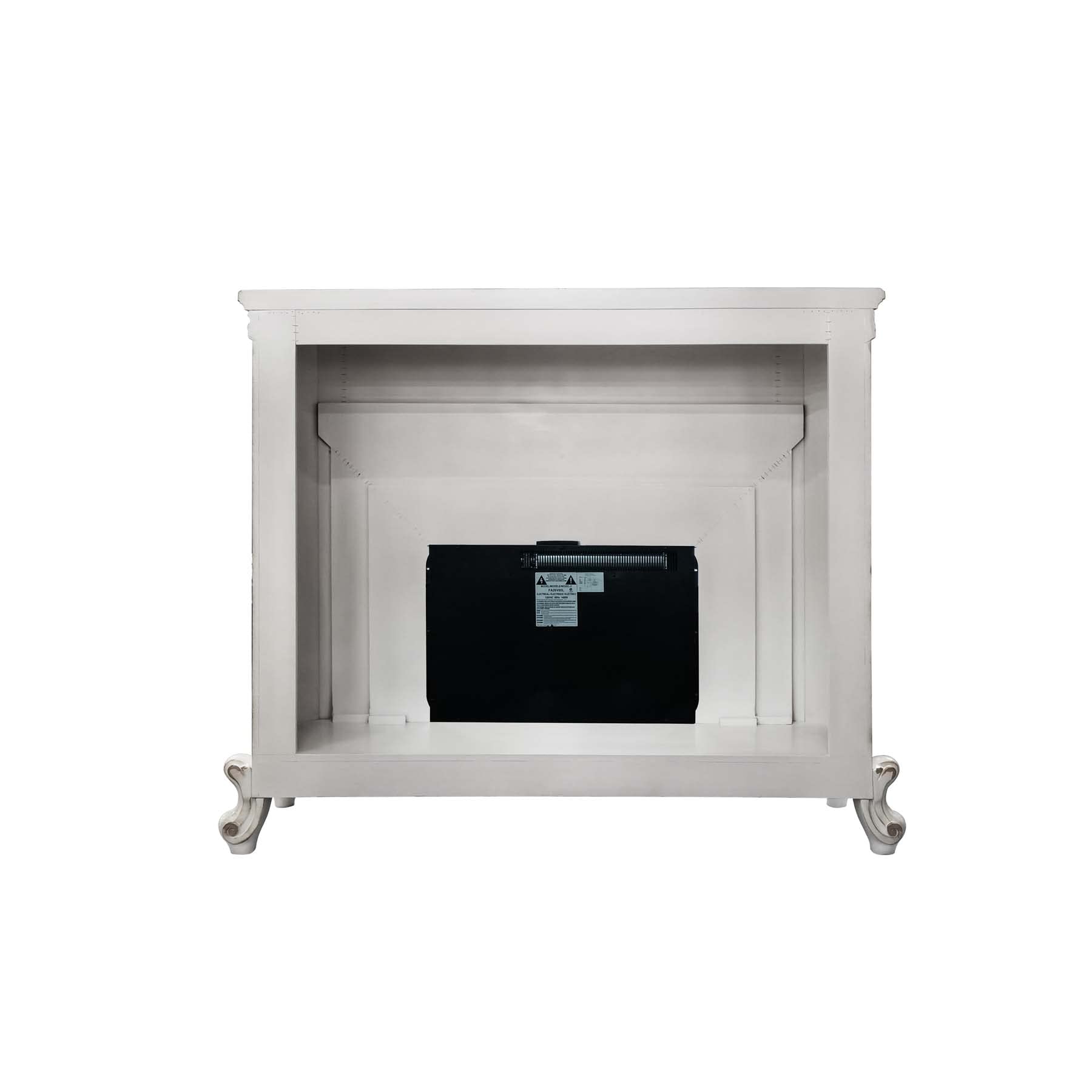 Picardy Fireplace in Antique Pearl Finish