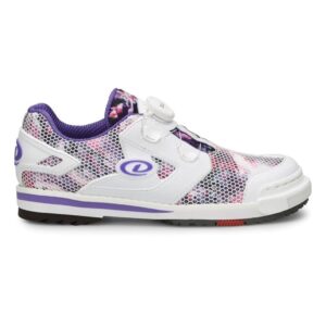 dexter womens modern bowling shoes, white/purple, 8 us