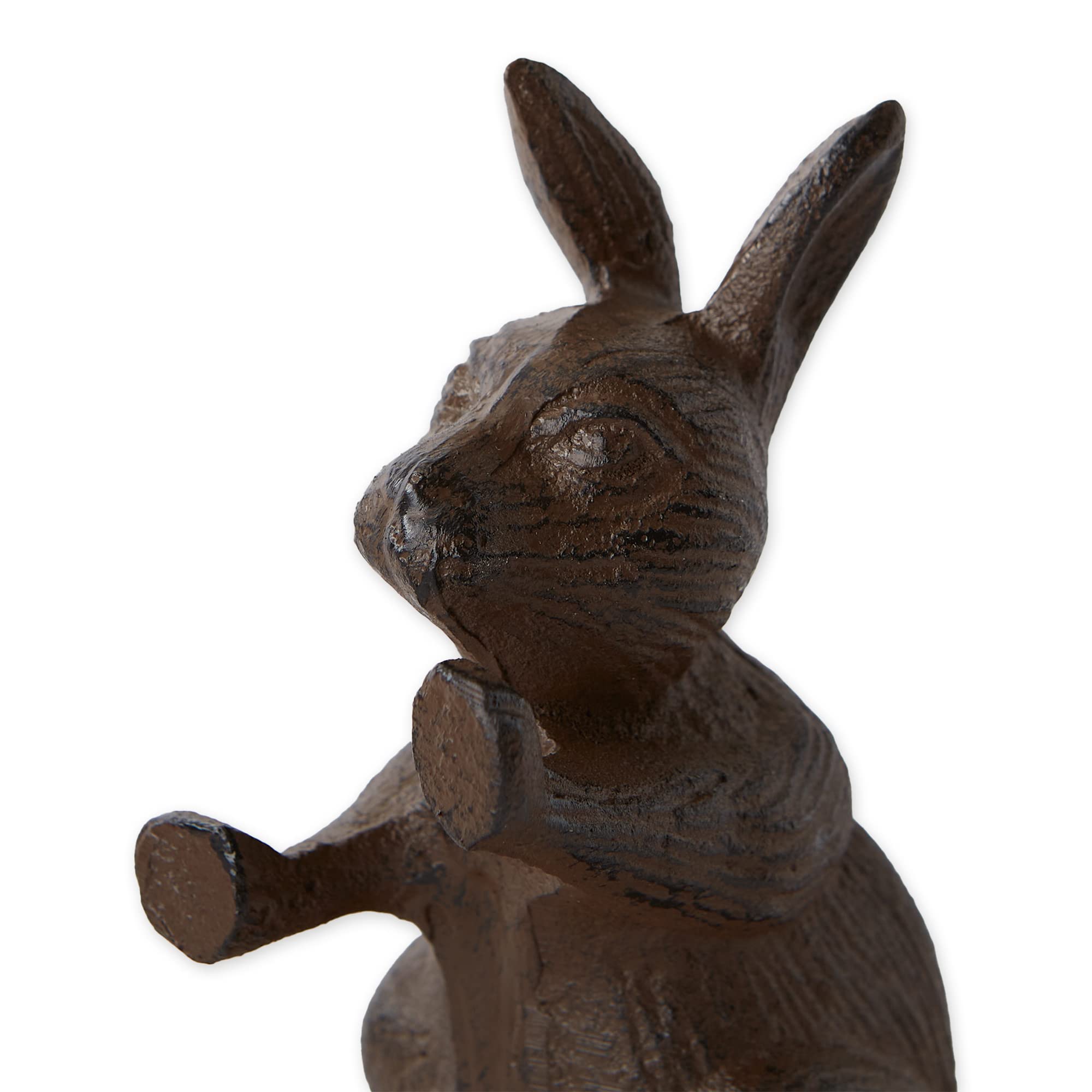 DII Cast Iron Door Stop Collection Heavy & Decorative Stopper, 4x3x5", Rabbit