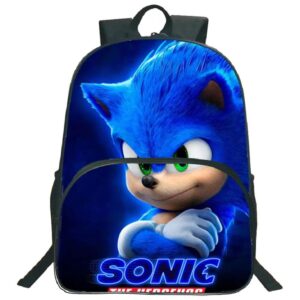 aibyghcel backpack bookbag,for boys girls blue cosplay cartoon laptop bag for children senior youth (style a)