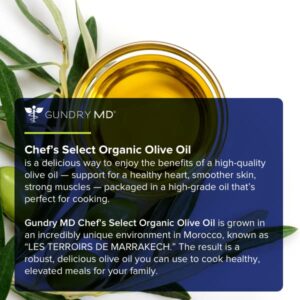 Gundry MD® Chef's Select Organic Extra Virgin Olive Oil, First Cold Press