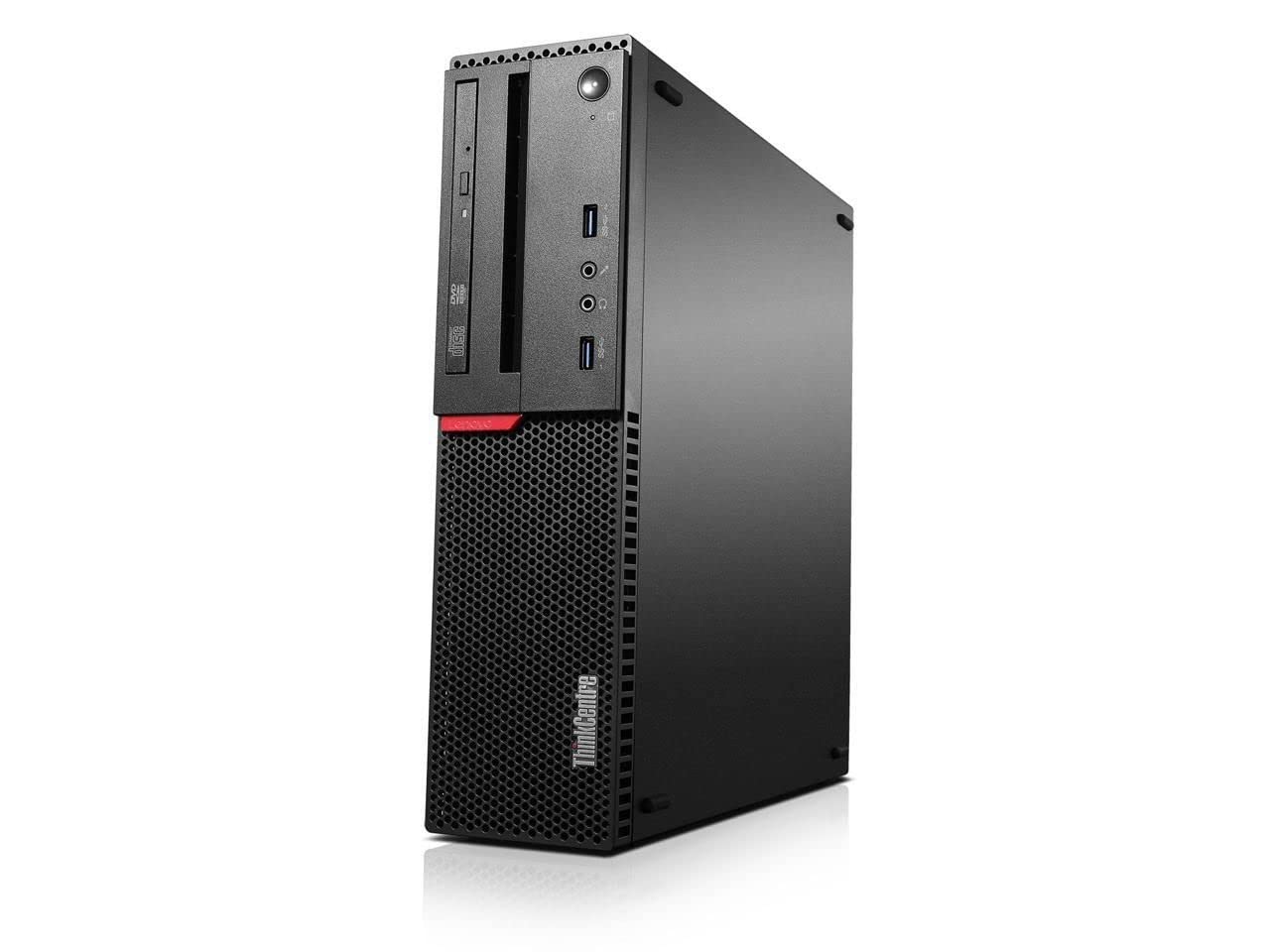 Lenovo ThinkCentre M800 SFF Desktop Computer PC, Intel Core i7-6700 3.40GHz, 16GB DDR4 RAM, 512GB SSD, Built-in WiFi BT,DVD-RW,Wireless Keyboard Mouse,Windows 10 Pro (Renewed)