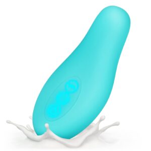 warming lactation massager for breastfeeding, breast warmer for pumping, nursing, heat and vibration support for clogged milk ducts improve milk flow (teal)