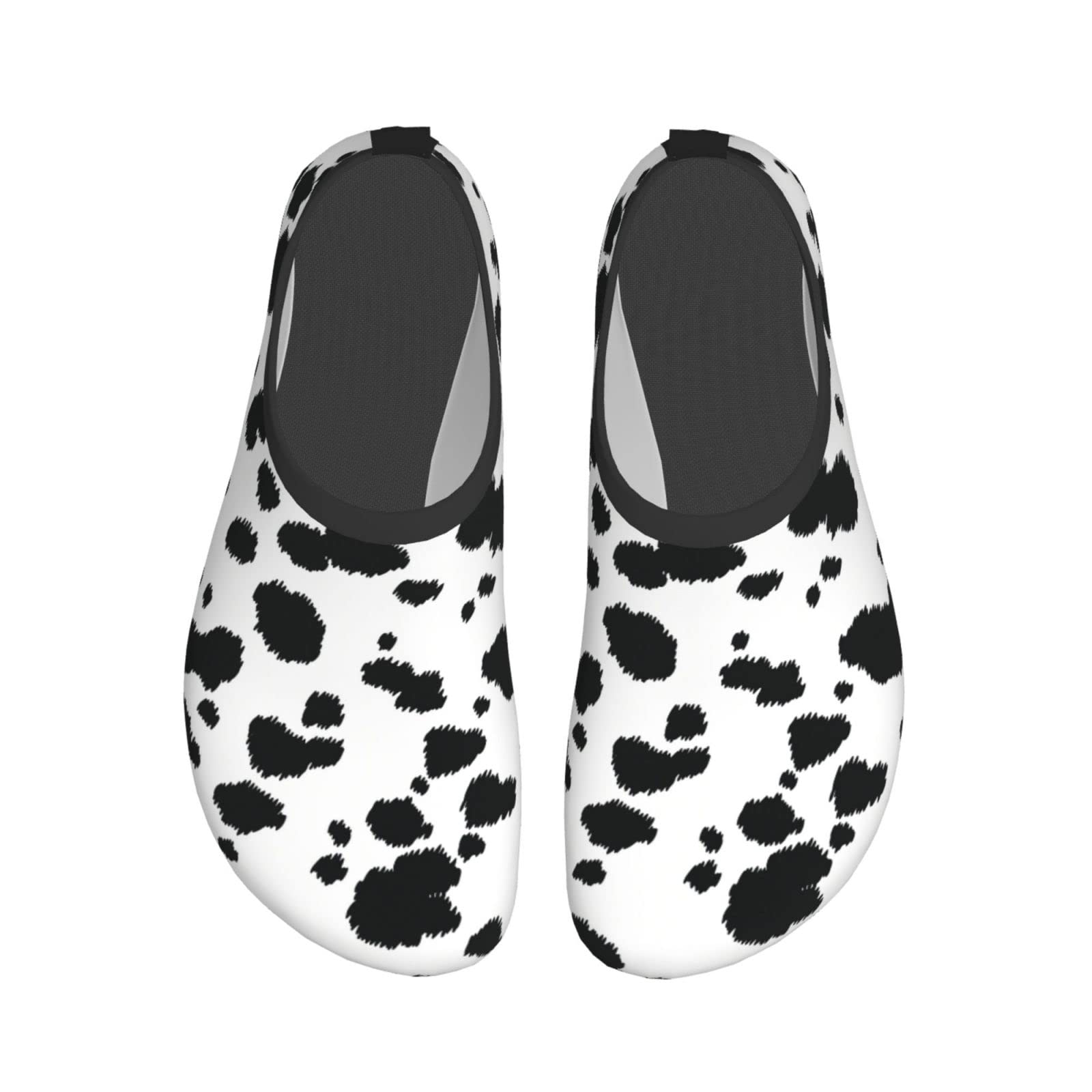 Dalmatian Print Pattern Water Shoes for Men Women Aqua Socks Barefoot Quick-Dry Beach Swimming Shoes for Yoga Pool Exercise Swim Surf