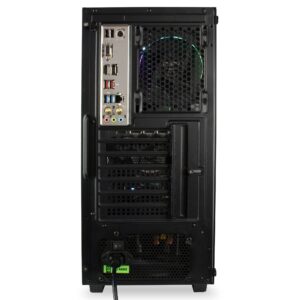 Periphio Elemental | Prebuilt Gaming PC Computer Tower | Intel Core i5-10400F | 16GB DDR4 RAM | GeForce RTX 3050 6GB Graphics | 500GB SSD + 1TB HDD | RGB | WiFi | Windows 11 (Storm)