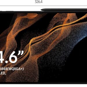 Samsung Galaxy Tab S8 Ultra 14.6-in with S-Pen, 512GB + 16GB - Graphite - SM-X900NZAFXAR