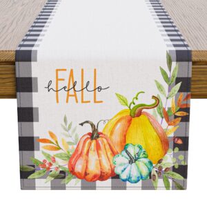 decorative fall table runner for home decor - perfect autumn and thanksgiving decorations for your home