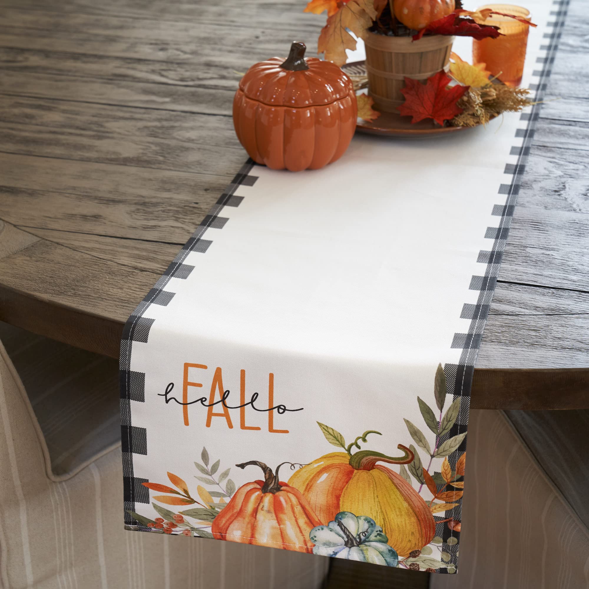 Decorative Fall Table Runner for Home Decor - Perfect Autumn and Thanksgiving Decorations for Your Home