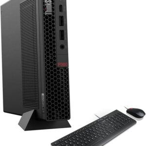 Lenovo TS P360 Tiny Business Desktop (12-Core Intel i7-12700T, 32GB DDR5 4800MHz RAM, 2TB PCIe SSD, NVIDIA T400 4GB, WiFi 6, BT 5.2, Win 10 Pro) w/Hub