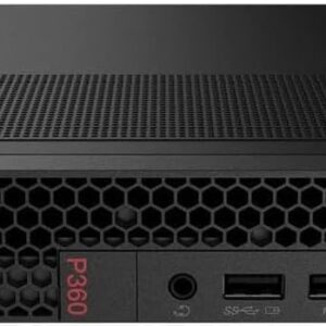 Lenovo TS P360 Tiny Business Desktop (12-Core Intel i7-12700T, 32GB DDR5 4800MHz RAM, 2TB PCIe SSD, NVIDIA T400 4GB, WiFi 6, BT 5.2, Win 10 Pro) w/Hub