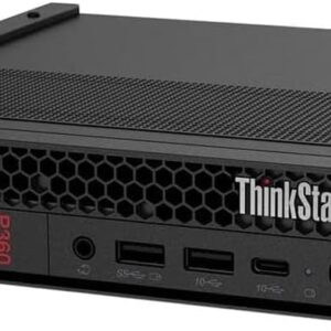 Lenovo TS P360 Tiny Business Desktop (12-Core Intel i7-12700T, 16GB DDR5 4800MHz RAM, 512GB PCIe SSD, NVIDIA T400 4GB, WiFi 6, BT 5.2, Win 10 Pro) w/Hub