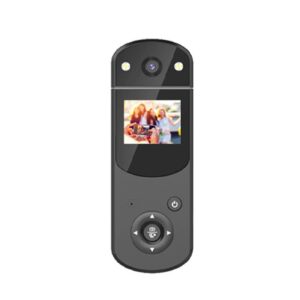 kimiss d2 handheld mini dv camera digital camera mp3 player car video recorder 1080p night shooting camera digital mini camera(black)