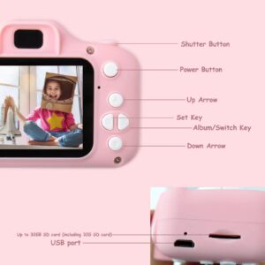 Children's Camera Waterproof 1080P HD Screen Camera Video 8 Million Pixel Kids Cute Cartoon Camera Outdoor Photography Kids Toy