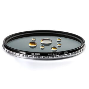 NiSi 82mm True Color PRO Nano CPL | Rotating Circular Polarizing Camera Lens Filter | Glare Reducing, Nano Coated Optical Glass, Zero Color Shift | Long-Exposure and Landscape Photography