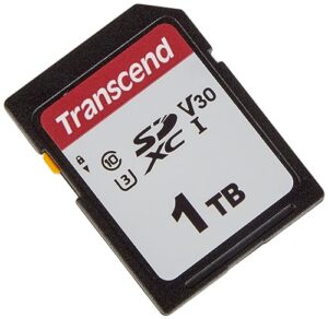transcend ts1tsdc300s 1tb sdxc uhs-i u3 v30 memory card