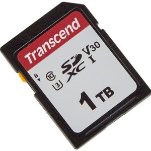 Transcend TS1TSDC300S 1TB SDXC UHS-I U3 V30 Memory Card