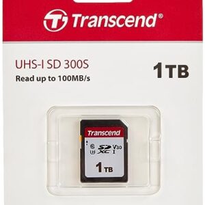 Transcend TS1TSDC300S 1TB SDXC UHS-I U3 V30 Memory Card