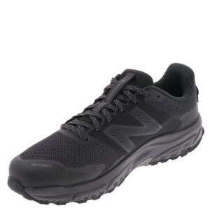 new balance men's fresh foam 510 v6 trail running shoe, black/grey matter/magnet, 9.5 wide